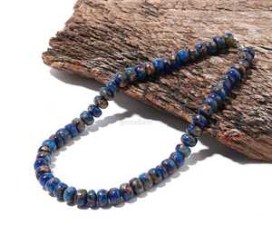 Exclusivo Collar de Cobre Neón Turquesa con Cuentas Rondelle, Hecho a Mano, con Piedras Preciosas, Elegante Joyería de Cobre y Turquesa para Venta al por Mayor - Product Image 6