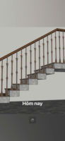 Balustre d'escalier moderne en fer forgé décoratif, barre torsadée solide, finition bronze antique, résistant à l'eau, pour extérieur, villa, hôtel