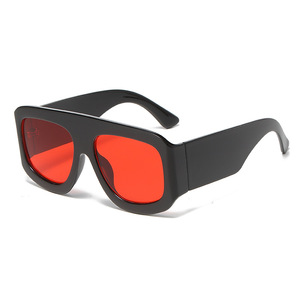 European American Fashion Trend Sunglasses New Wide Leg <b>Large</b> <b>Frame</b> PC for Men Women Cross-Border Sun Glasses with Sunscreen - Product Image 4