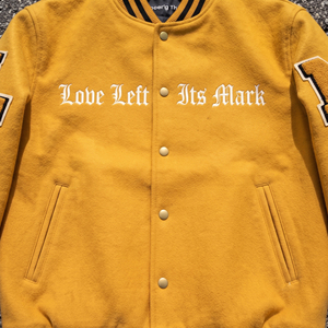 Veste de baseball en laine brodée à col rond et boutonnée pour homme, 100 % laine, idéale pour l'hiver - Product Image 3