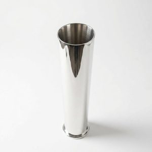 Handmade 40 cm <b>Tall</b> Taper Brass Stainless Steel Flower Vase Mirror Polished Silver for Home Decor Hotels Weddings <b>Table</b> - Product Image 4