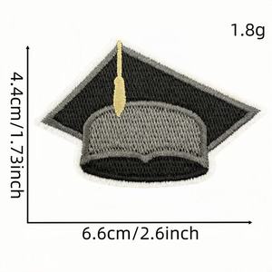 Écusson brodé personnalisé avec logo, directement de l'usine, thermocollant pour vêtements, chapeaux, vestes, jeans, uniformes - Product Image 2