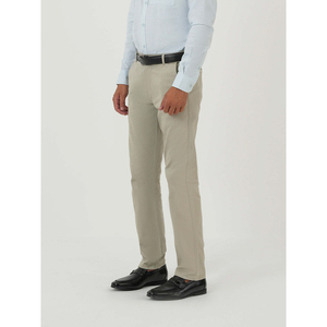 Pantalones Chinos Formales para Hombre, MOQ Bajo, Antiarrugas, Corte Recto Informal, Cinturón con Cremallera, Algodón, Talla XL, Logotipo Personalizable, Alta Calidad - Product Image 3