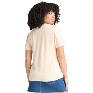 2025 Servicio OEM Camisetas de talla grande para mujer Diseño personalizado Moda Casual Slim Fit O Cuello Camisetas para mujeres de BD - Product Image 3