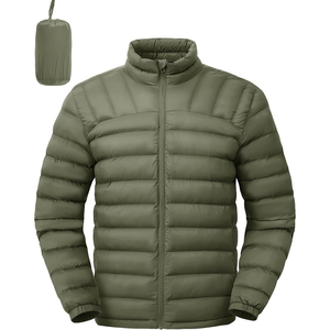 Plus Size Outdoor Warm Winter Puffer <b>Jacket</b> Premium Quality Fashionable Stand Up Collar <b>Packable</b> Winter Bomber Puffer <b>Jacket</b> - Product Image 2