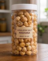 Makhana Seca con Sal del Himalaya, Paquete a Granel, Snack Natural y Saludable para el Día a Día, Mejor Precio