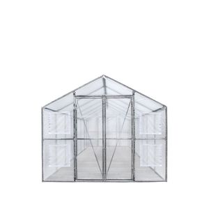 Copertura in PVC a rete Leno Ripstop da 20 mil per serra/tenda da coltivazione con telaio in acciaio zincato e finestre a rotelle (8FT X 26FT) - TMG GH826 - Product Image 2