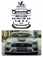Nouvel accessoire universel pour voiture : Kit carrosserie style Mach 1, conversion pare-chocs avant, calandre et feux, fixation par boulons, ajustement parfait 2018-2023