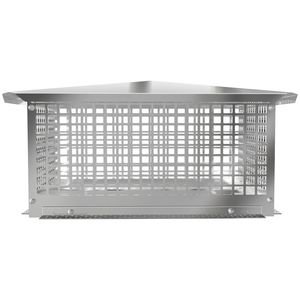 Cubierta de Chimenea de Acero Inoxidable 304 de 13 x 21 Pulgadas, Paragolpes de Chispas Ajustable de Metal para Chimeneas de Villas - Product Image 1