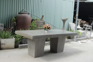 Good Quality Modern <b>Sofa</b> Furniture <b>Cheap</b> Outdoor Patio Fiber Light Weight Concrete Chair Sets Grey Set Table Garden - Product Image 6