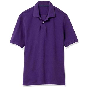 เสื้อเชิ้ตผู้ชายสีฟ้าอ่อน แขนสั้น คอสูง ทรงปกติ สไตล์ลำลอง ผ้าฝ้าย 100% ปิเก้ถัก แต่งขอบตัดกัน สามารถปรับแต่งได้ - Product Image 6
