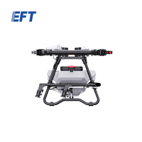 Drone agricole professionnel EFT grande portée haute efficacité 80L pour pulvérisation de cultures, châssis de drone de livraison professionnel à charge lourde 80KG