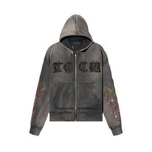 Ensemble de survêtement évasé surdimensionné, élégant et confortable, en mélange de coton (haut et bas), idéal pour le streetwear, les superpositions, les loisirs et les voyages - Product Image 4