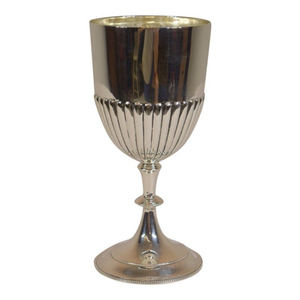 Juego de Copas de Vino de Lujo Hechas a Mano en Latón Plateado, Elegantes Copas de Metal de Tallo Largo para Bodas, Hoteles y Decoración de Fiestas - Product Image 6