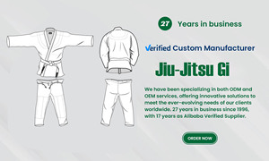 Uniforme de Judo Personalizado al por Mayor con Logotipo Frontal, Kimono Unisex Duradero 100% Algodón para Entrenamiento y Competición - Product Image 6