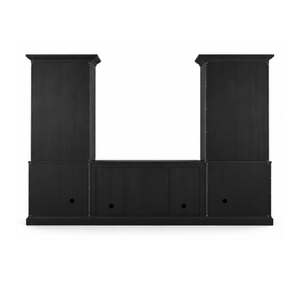 Mueble de Entretenimiento Clásico de Madera de Teca Sólida, Mueble de TV para Sala de Estar, Vitrina de Exhibición, Mueble de Almacenamiento - Product Image 3