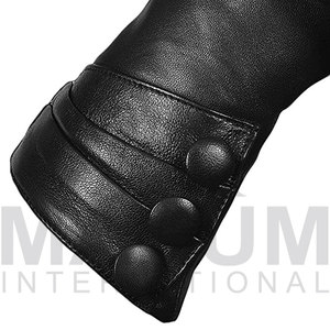New Fashion Dressing Gloves Winter Outdoor Custom Design Full Finger 100% Pure Leather Gloves - Product Image 4