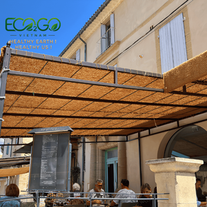 Commercial Grade Bespoke Coir Pergola Canopy Natural Architectural Coconut Fiber <b>Shade</b> <b>Sail</b> <b>for</b> Resort & Villa Eco2go Vietnam - Product Image 5