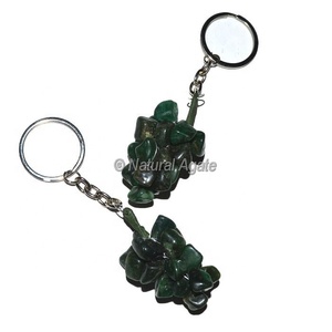 Mix Gemstone Tumbled Keychain for Sale | Mix Gemstone Tumbled Keychain Online - Product Image 2