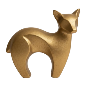 Figurines d'animaux Sobar uniques finies en or, décoration esthétique Feng Shui pour la pièce, statue de cerf, ornement, décoration intérieure, sculptures - Product Image 1