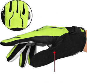 ถุงมือปั่นจักรยานสำหรับผู้ชายผู้หญิงแบบเต็มนิ้ว ถุงมือจักรยาน BMX จักรยานเสือภูเขา ถุงมือจักรยานแบบสัมผัสหน้าจอ ถุงมือกันลื่นแบบมีแผ่นรอง - Product Image 3