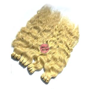 Extensions Capillaires Blond Blanc 613 Qualité Premium – Fabricant et Fournisseur – Offre Meilleurs Paquets de Cheveux Indiens Bruts de 100 Grammes - Product Image 1