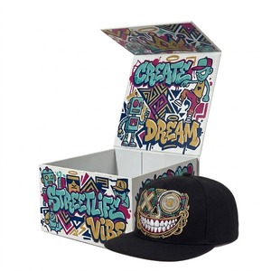 Custom <b>Hat</b> Package Box Long Shipping Fadora Travel <b>Boxes</b> for Trucker <b>Hats</b> Baseball Cap Snapback Caps Bucket <b>Hat</b> - Product Image 1