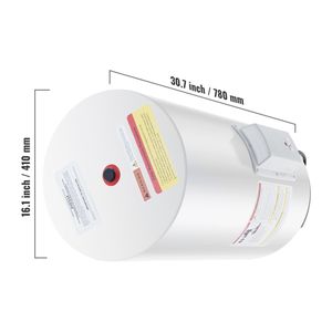 Scaldabagno Elettrico Istantaneo con Serbatoio da 18 Galloni (40L), 1.6Kw, Display LED e Controllo a Manopola, Impermeabile IPX4 - Product Image 3