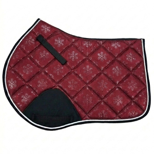 Almohadilla de Silla de Montar al por Mayor para Equitación, Manta de Algodón y Poliéster Acolchada, Transpirable, Duradera, Antifricción, con Logotipo Personalizado OEM - Product Image 1
