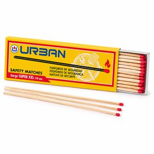 Fósforos de Seguridad para Barbacoa de Larga Duración con Varillas Resistentes para Asar, Acampar y Fogatas de Picnic - Product Image 1