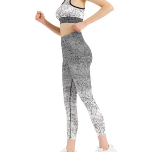 ชุดโยคะออกกำลังกาย 2 ชิ้น สำหรับเด็กผู้หญิง แบบขายส่ง เป็นมิตรกับสิ่งแวดล้อม ยกกระชับสะโพก ลายเรียบ สำหรับผู้ใหญ่ - Product Image 6