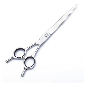 Professional <b>Dog</b> Hair Grooming <b>Scissors</b> Sharp Straight Blade Steel <b>Scissor</b> - Product Image 1