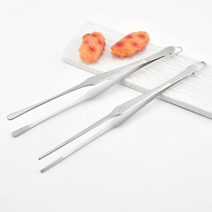 2 pinces de cuisine SIGAL MEDCO en acier inoxydable de 12 pouces, texture étoilée de précision, prise en main plus large, pointes surélevées, respirantes, pour four - Product Image 2