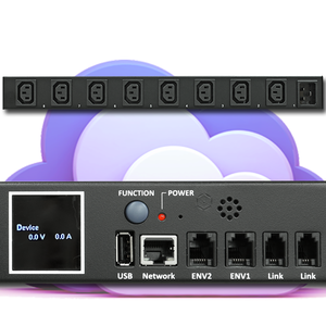 8 Ports 230V 16Amp Remote Outlet-Level <b>Power</b> <b>Switch</b> Monitor kWh C13 OLED Display Rack PDU CE/FCC Breaker Protection Web/SNMP - Product Image 2