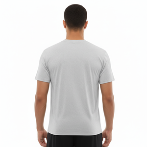 Nouveau t-shirt homme 100% coton, col en V, manches courtes, tissu fin, haute qualité, mode masculine, fitness, t-shirt tendance unisexe, logo personnalisé - Product Image 4