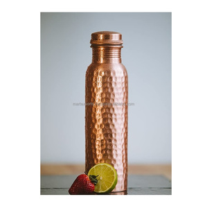 Handcrafted Eco-Friendly <b>Copper</b> <b>Bottle</b> for Unisex Use Boiling Water Applicable Healthy Living & Daily Hydration - Product Image 6