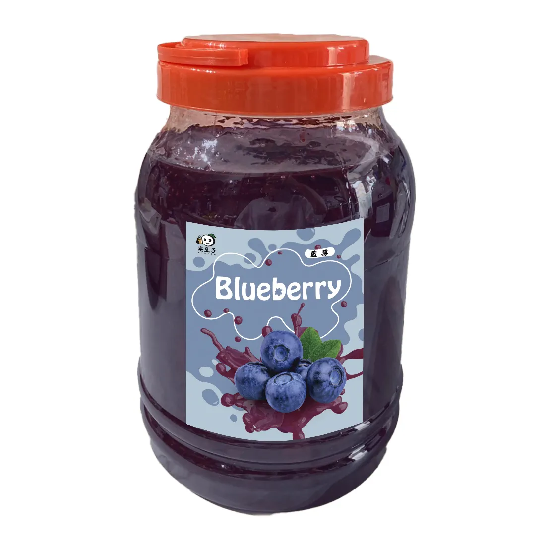 Thick Blueberry Fruit Pulp Puree Jam