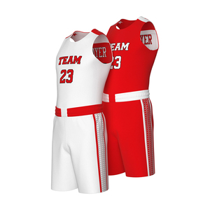 Uniforme de basket-ball réversible avec logo personnalisé, qualité d'exportation, fabricant d'uniformes de basket-ball - Product Image 4