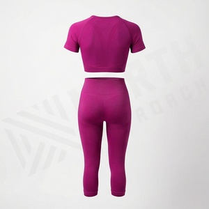 Women Custom Logo Printed Piece Sports Suit Gym Training Athletic <b>Workout</b> Yoga Set Bodysuits <b>Jumpsuits</b> Fitness Apparel - Product Image 2