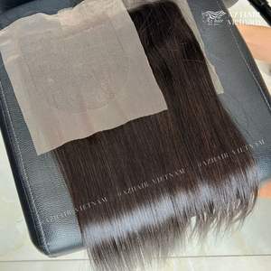 Hot Selling Product Swiss Lace Human Hair Wigs Matching Bundles Make Wigs 100% Pure Raw Unprocessed Virgin Hair Extensions - Product Image 1