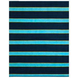 Alfombra Moderna de Lana a Rayas Clrd de 60x90 Pulgadas, Paquete de 2 Alfombras Tejidas para Uso en el Hogar y Hoteles, para Decoración de la Sala de Estar - Product Image 2