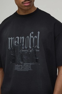 เสื้อยืดผู้ชายไซส์ใหญ่ ทรงบ็อกซี่ ไหล่ตก ผ้าคอตตอนหนานุ่ม ทรงหลวม สไตล์สตรีทแวร์ ลำลอง แฟชั่นฤดูร้อน - Product Image 5