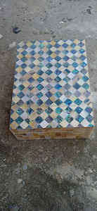 Caja Decorativa Artesanal India con Patrón Floral, Ecológica y Ligera, con Incrustaciones de Perlas Intrincadas, ARTWORK MAESTRO - Product Image 4