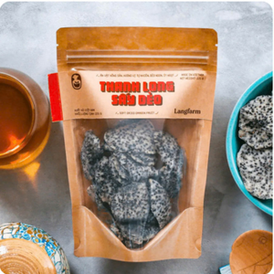 Fruta del dragón deshidratada elaborada con fruta madura seleccionada, color natural blanco hinchado y rojo con semillas negras visibles. - Product Image 6