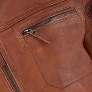 Chaquetas de Cuero para Hombre, Forro Suave al Tacto, Ajuste Cómodo, Ropa Casual de Invierno, Cuero Genuino de Vaca, Chaquetas para Fiestas y Uso Diario - Product Image 5