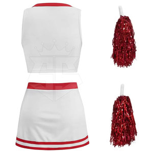 Ensemble d'uniformes de cheerleading personnalisés OEM pour adolescentes, en spandex/polyester, équipement d'entraînement - Product Image 6