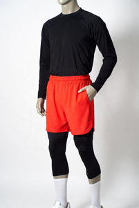 Short de bain islamique Awrah à double couche avec logo personnalisé, short de sport de haute qualité pour la course et la gym, pour hommes musulmans - Product Image 4