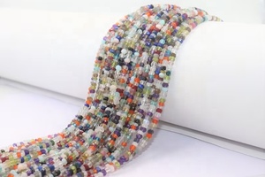 ลูกปัดดิสโก้หลายเหลี่ยมเพชรพลอยธรรมชาติลูกปัดสายรุ้งดิสโก้ - Product Image 5