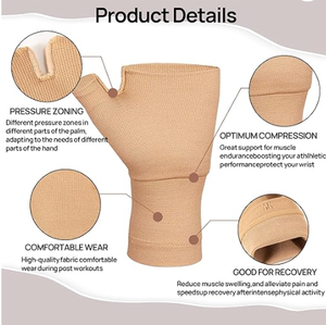 Attelle de compression en cuivre pour poignet, soutien nocturne pour le syndrome du canal carpien, manchon de soutien réglable pour l'arthrite et les douleurs articulaires chez la femme - Product Image 5