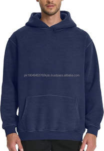 Sweat-shirts à capuche zippés pour hommes, coupe classique, hiver, taille personnalisable, meilleure qualité, vente en gros, design streetwear, 100% coton molletonné perlé - Product Image 2